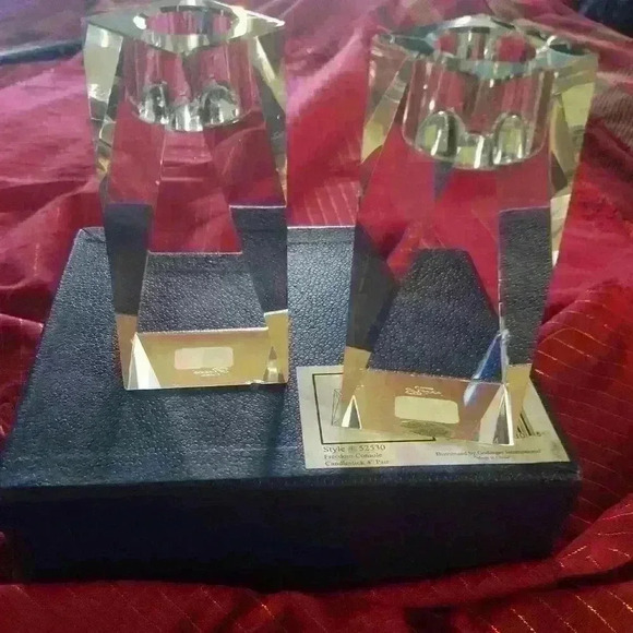 Ricci-Freedom Console Candlesticks 4" - Picture 1 of 8